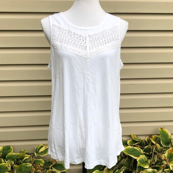 NWT Prana White Petra Organic Cotton Swing Tank - Picture 6 of 11